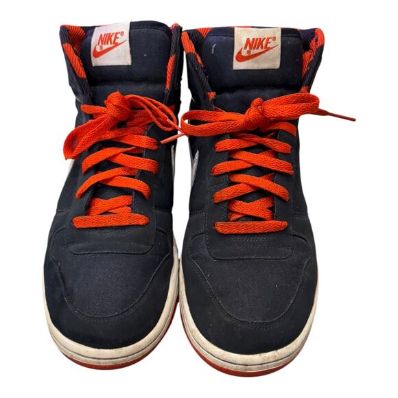 Nike Dunk High Big Obsidian/White-Team Orange Sneakers 336608-413 Size 9.5 main image 4